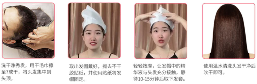 頭套式發膜